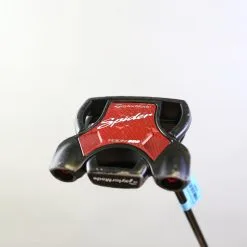 TaylorMade Spider Tour Red Putter RH 34 In Steel Shaft SuperStroke Traxion Grip