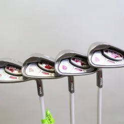 Ping Faith 8-PW, SW Iron Set RH -1.25 In ULT 200 Graphite Shafts Ladies Flex